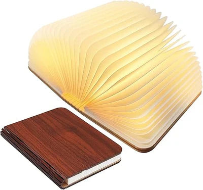Foldbar Boklampe med Varm LED Belysning - StoryGlow | Luvikno
