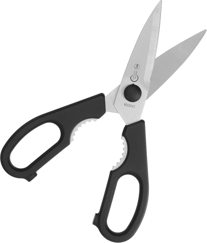 Luvikno | Kokkens Kniv Saks - Premium Rustfritt Stål Blader - Ideell for Kutting av Urter, Fjærfe og Andre Kjøkkenoppgaver - Ergonomiske Håndtak for Komfortabelt Grep og Presisjon - Multifunksjonell og Holdbar