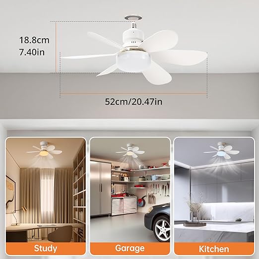 Takvifte med LED-lampe | Luvikno