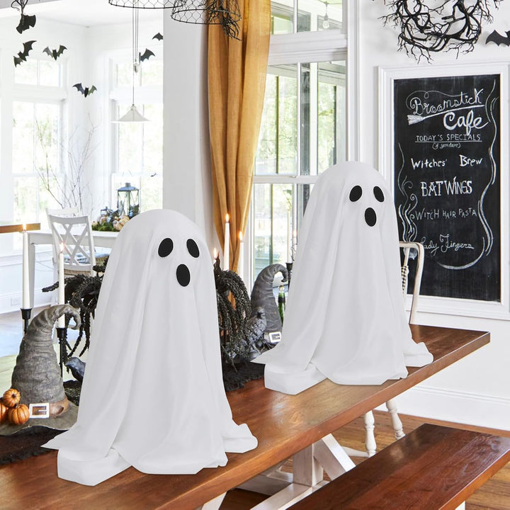 SKUMLE GHOST HALLOWEEN DEKOR - LYSKJEDER BATTERIDREVET Luvikno