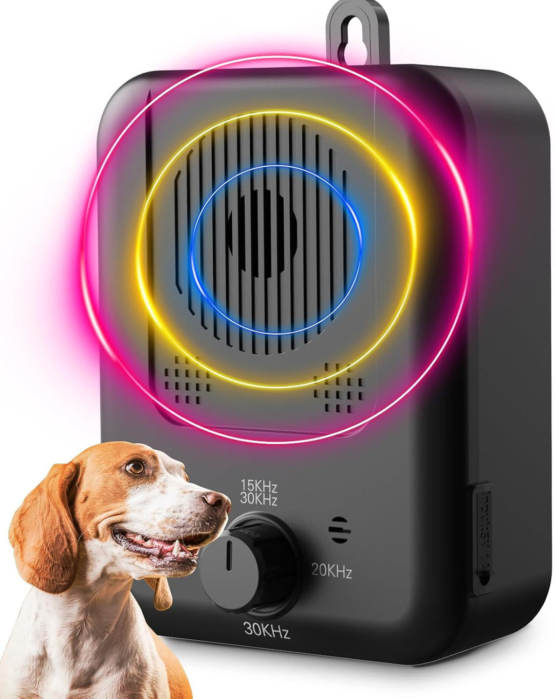 Oppladbar ultrasonisk anti-barking enhet med 50ft rekkevidde – Calvero Luvikno