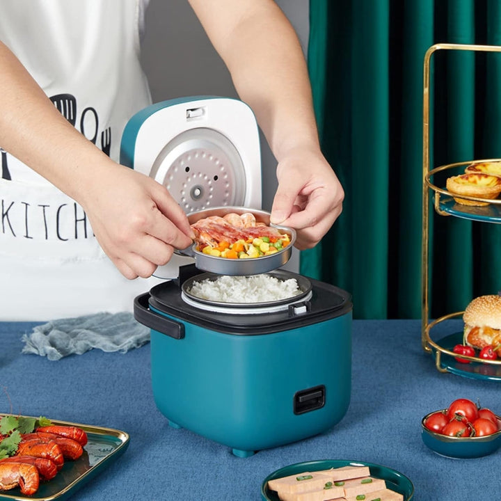 MiniChef 1.2L Risekoker – Kompakt Multikjører med Dampfunksjon og Én-Knapp Kontroll | Luvikno
