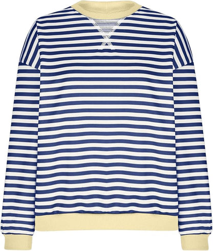 Luvik | Mukava Ylipitkä Raidallinen Neule