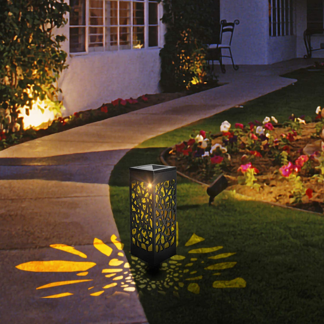 12X Solar Lights LED Sti Lys Hage Belysning | Luvikno