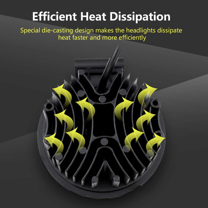 LED Arbeidslys 6X 27W Spotlight | Luvikno