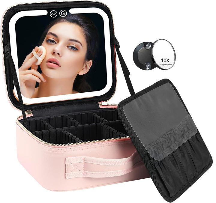 Luksus Makeup Organizer med Belyst Speil Luvikno