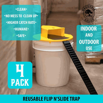 4-Pack Bucket Lokk Mus Falle Luvikno