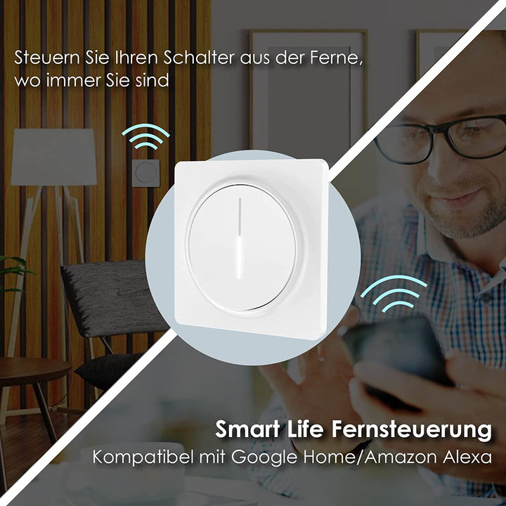 Smart Dimmer Dimmerbryter Berøring med Fjernkontroll | Luvikno