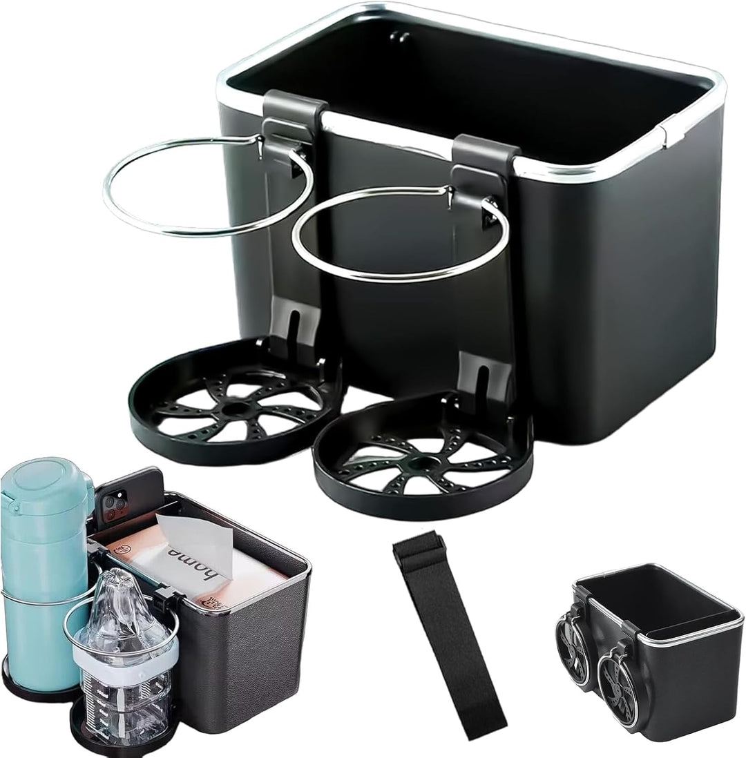 Armlene Organizer med Twin Fold-Flat Koppholdere Luvikno