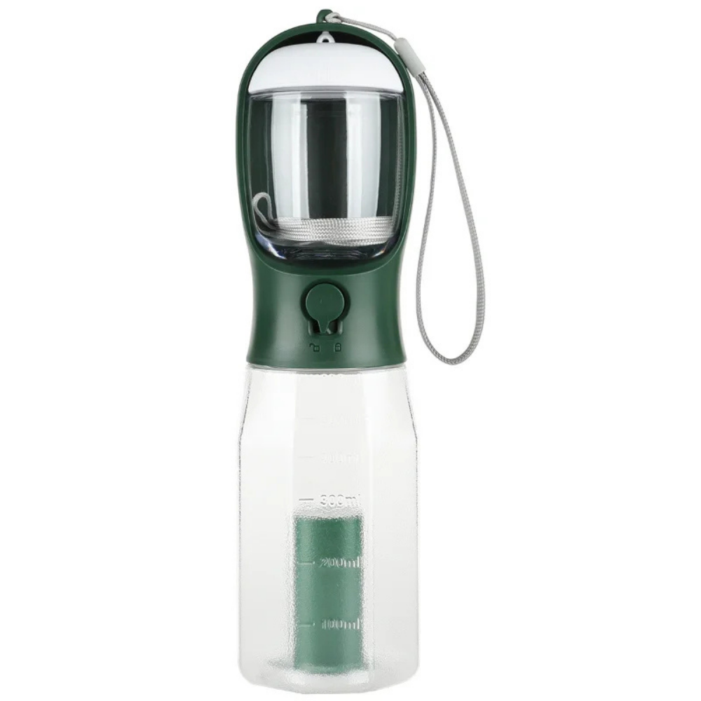 TrailBuddy™ – 3-i-1 hundevannflaske med matboks | Luvikno
