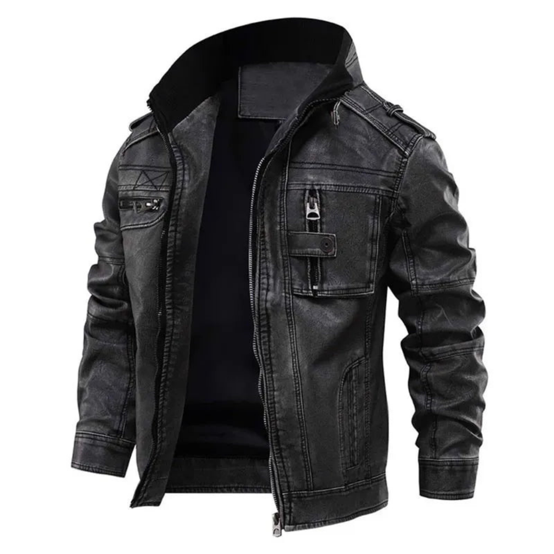 Luvik | Miesten Biker-takki - Kestävä