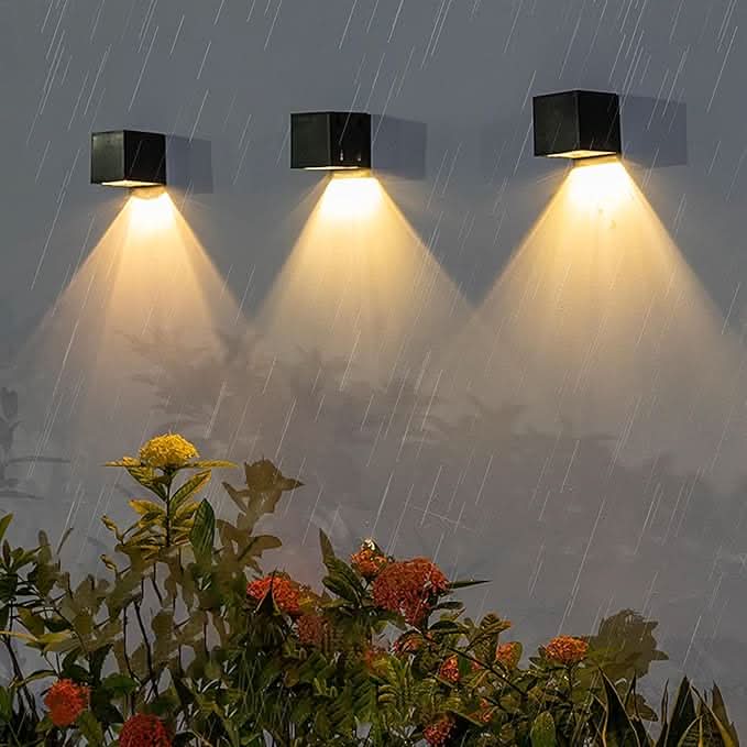 Solar LED Utendørs Vegglampe | Luvikno