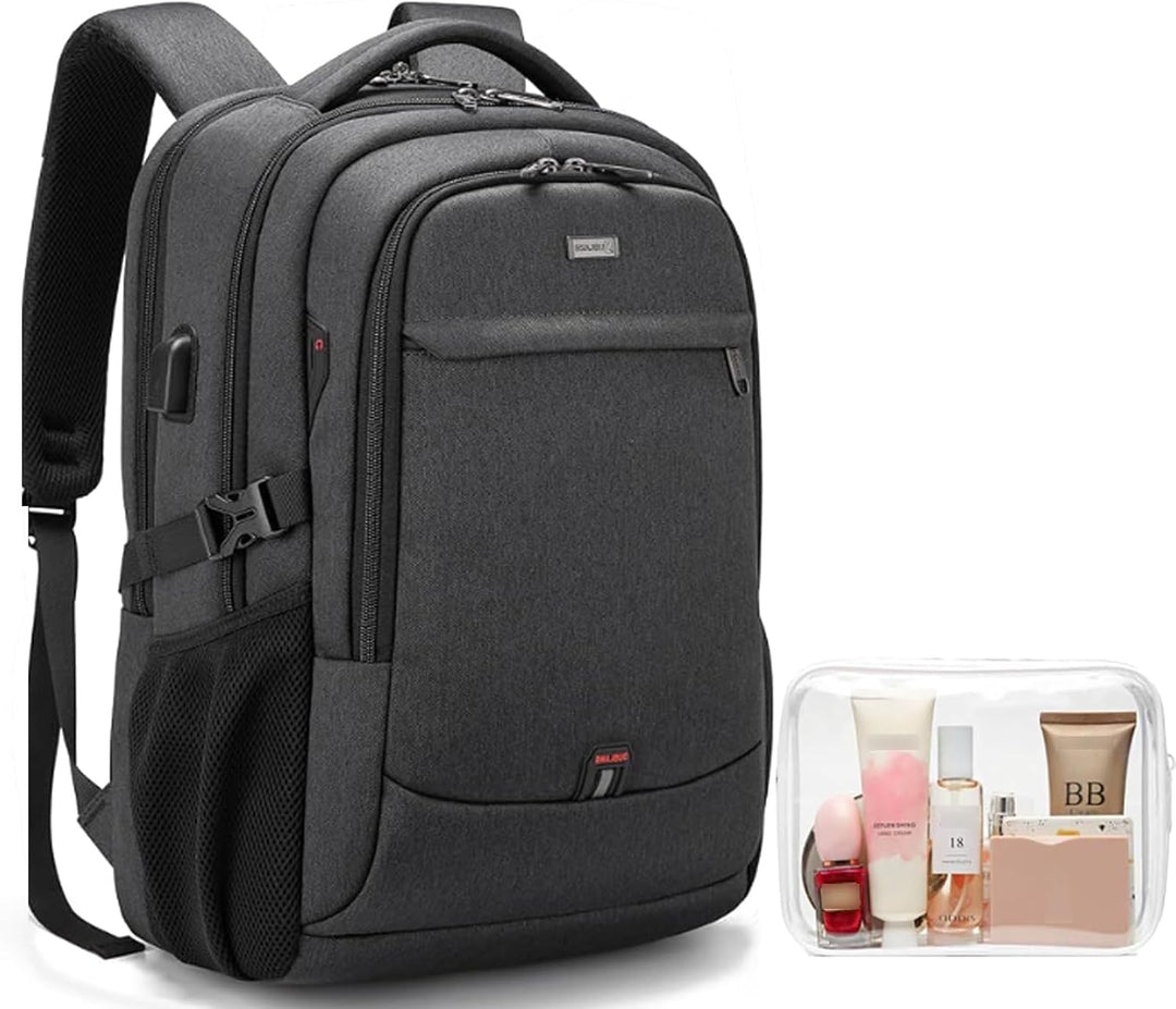 Vanntett reise laptop ryggsekk med USB-port og organisert lagring | Luvikno