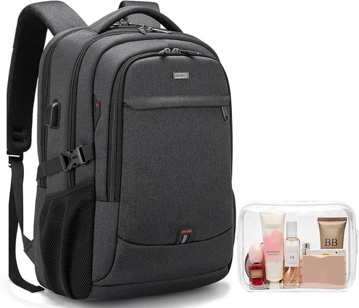 Vanntett reise laptop ryggsekk med USB-port og organisert lagring | Luvikno