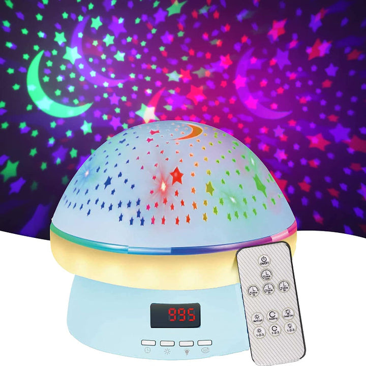 StarGlow Nattlys – Magisk Stjerneprosjektor med Timer Luvikno