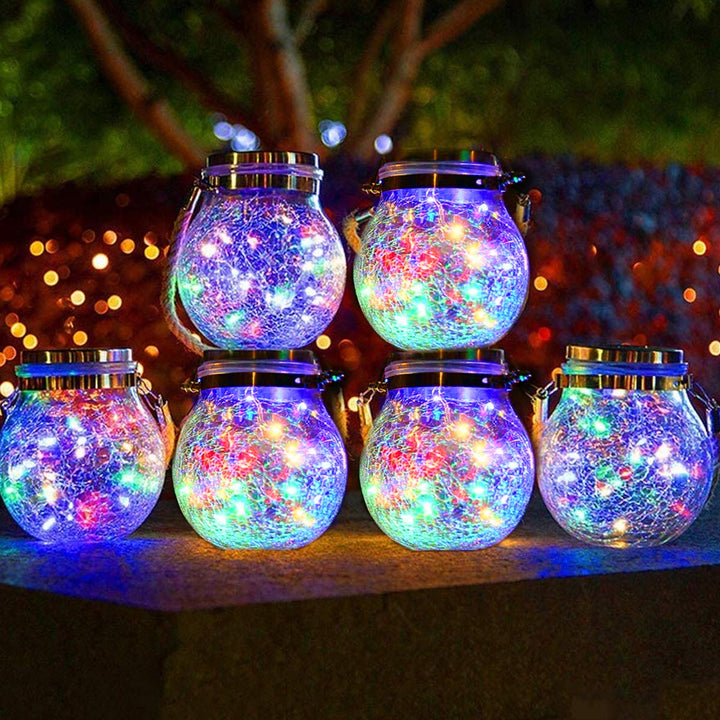 Solar Mason Jar Lamp - Lunara | Luvikno