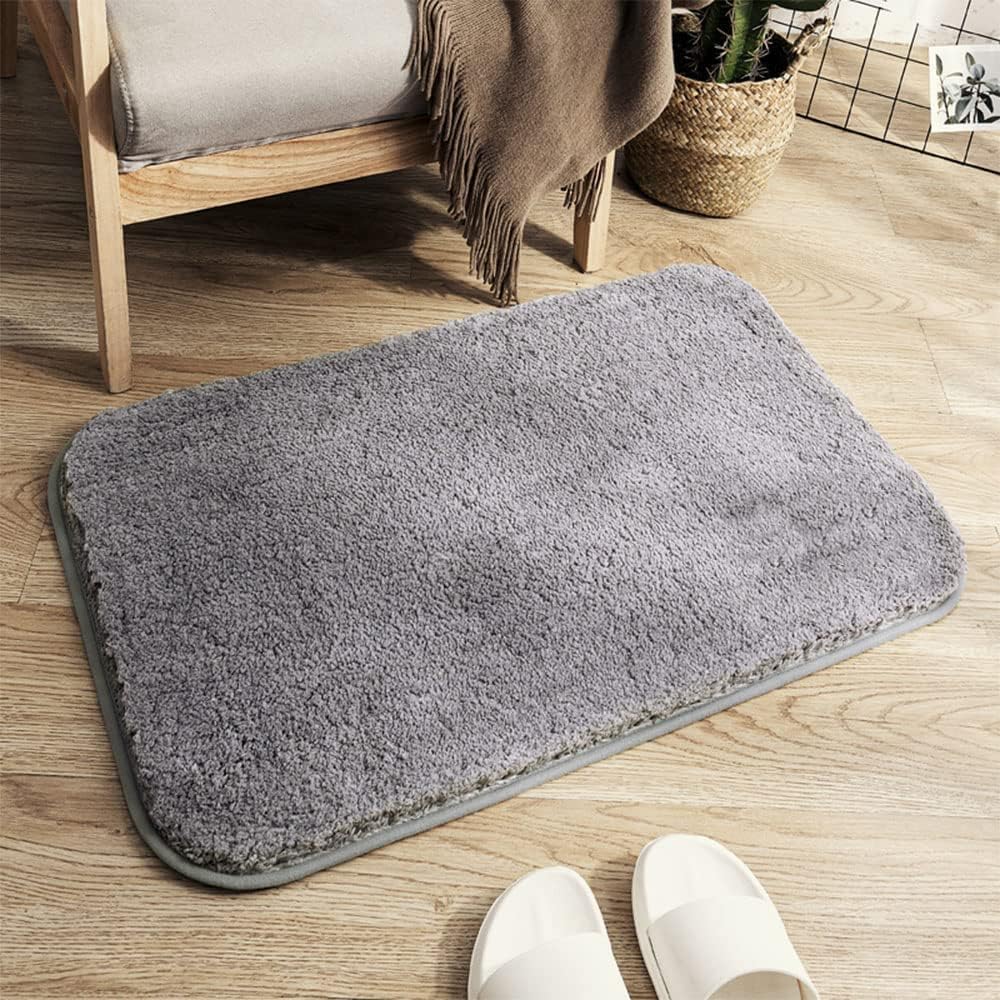 Tykk mikrofiber badematte - Myk, absorberende, sklisikker - Perfekt for bad og soverom | Luvikno