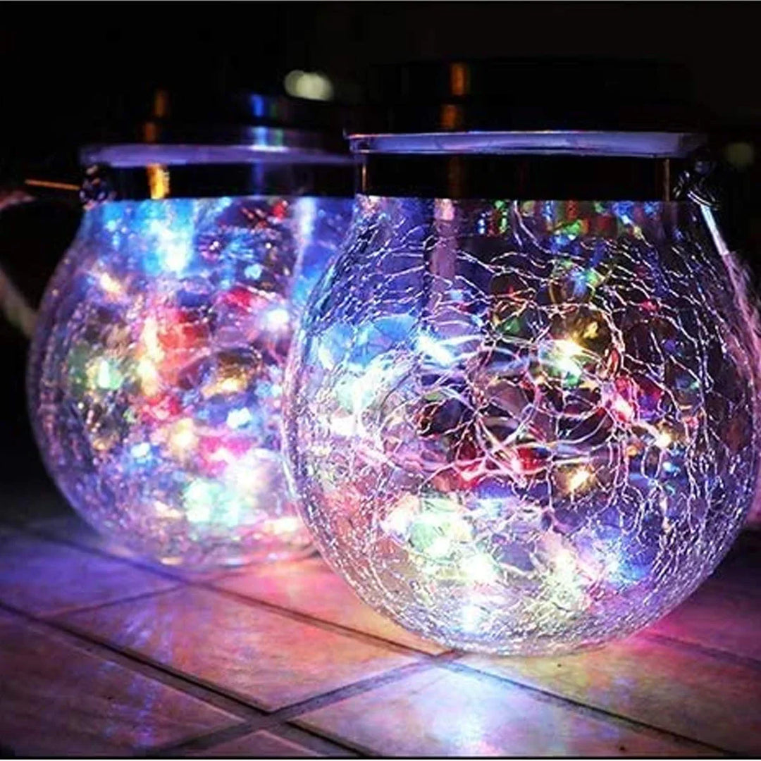Solar Mason Jar Lampe - Lunara | Luvikno