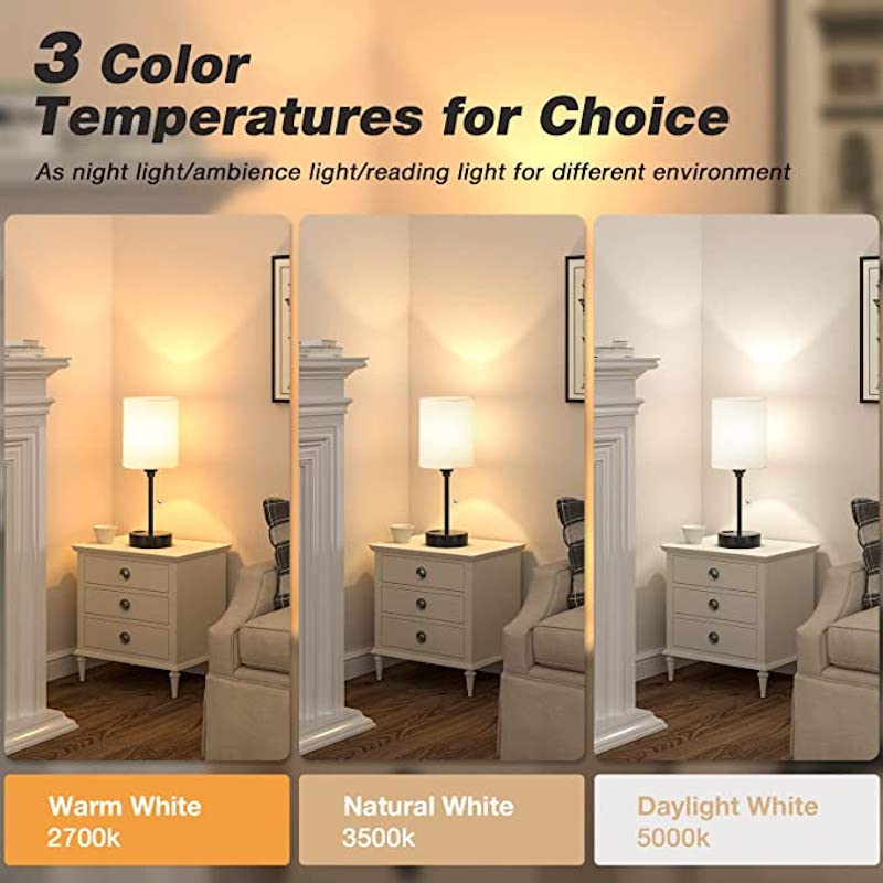 Luvikno | Elegant Bordlampe med Smarte Ladealternativer og Tre Farger