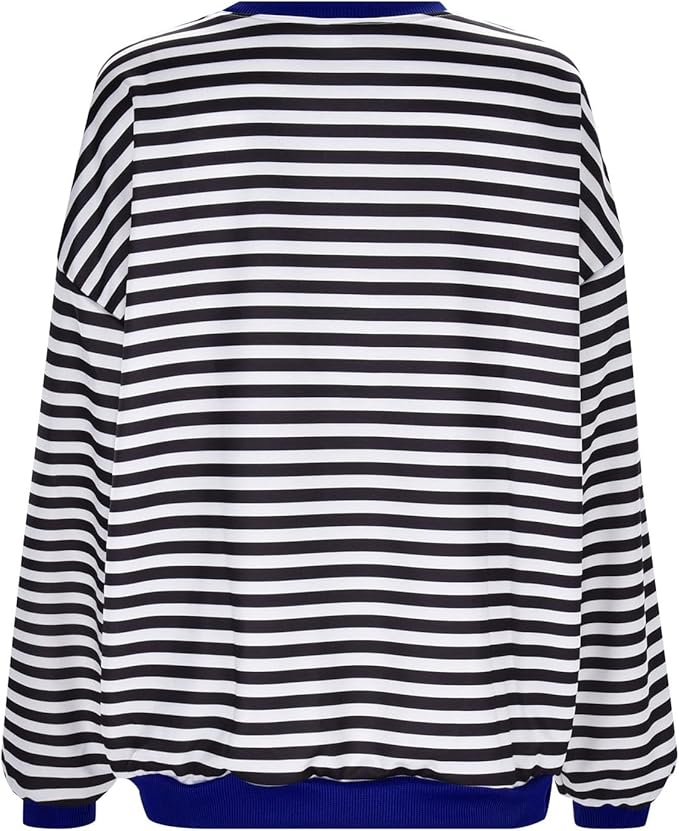 Luvik | Mukava Ylipitkä Raidallinen Neule