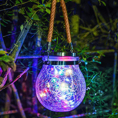 Solar Mason Jar Lampe - Lunara | Luvikno