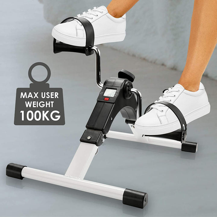 Mini-Home Trainer Fitness Bike Leg Trainer med LCD Display | Luvikno