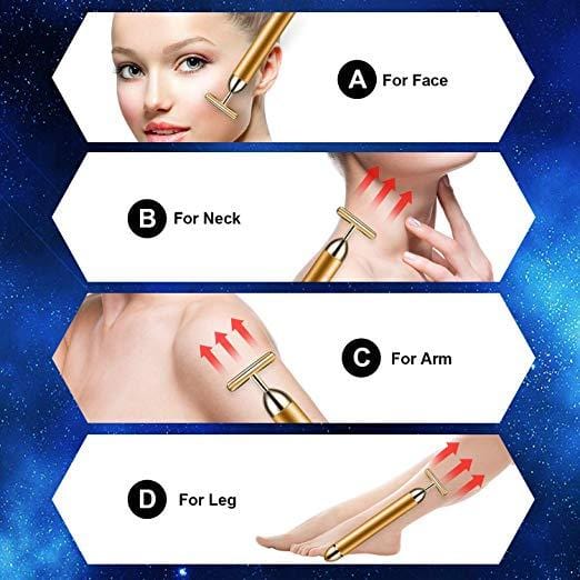 Facial T-Bar Gull Massager | Luvikno