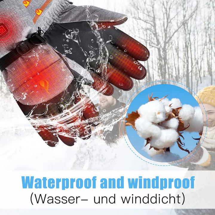 Justerbare Temp 40-55 °C Varmede Hansker | Luvikno