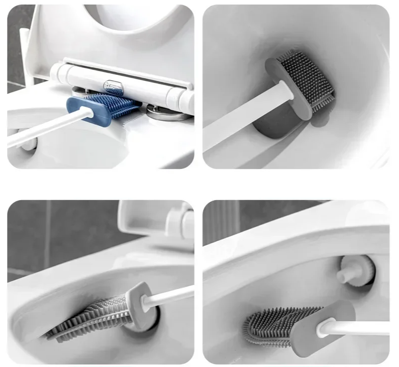 FlexiClean Silikon Toalettbørste Sett Luvikno