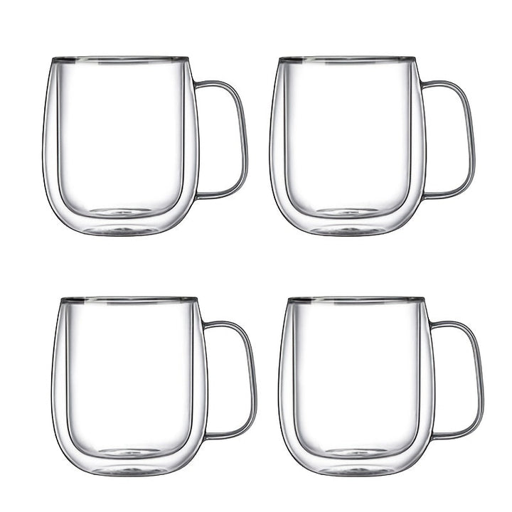 ThermoSip Dobbelveggede Glasskrus – Borosilikatglass, Varmebestandig & Elegant | Luvikno