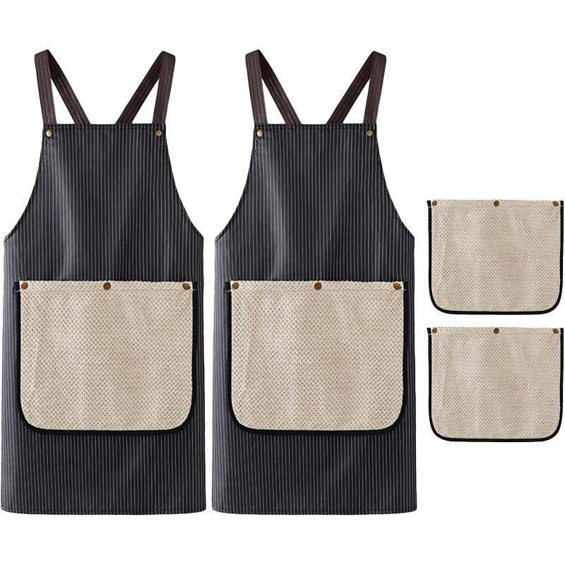 Cross Back Work Apron Luvikno