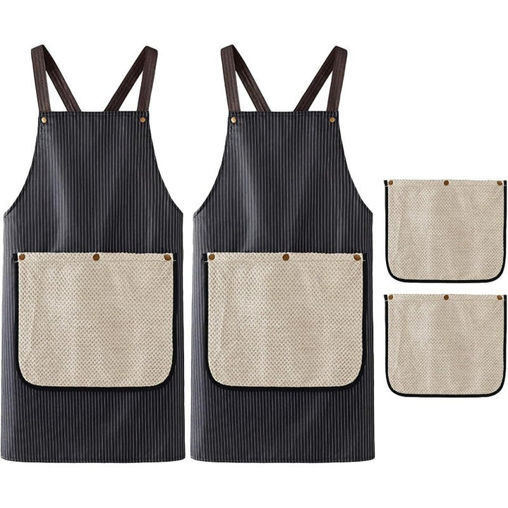 Cross Back Work Apron Luvikno