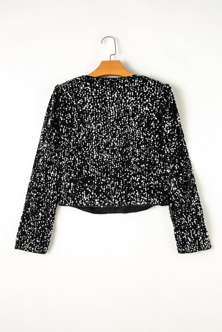 Luvik | Strass-jakke med åpen front