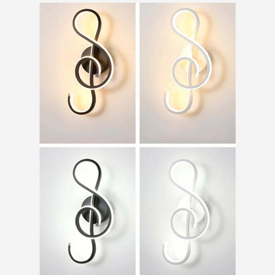 ÉclatHarmonieux – Elegant Vegglampe for en Avslappende Atmosfære Luvikno