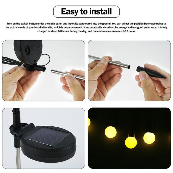 Luvikno | Glow Magic Lights — Skap umiddelbart din avslappende hagesky full av varmt, flytende lys