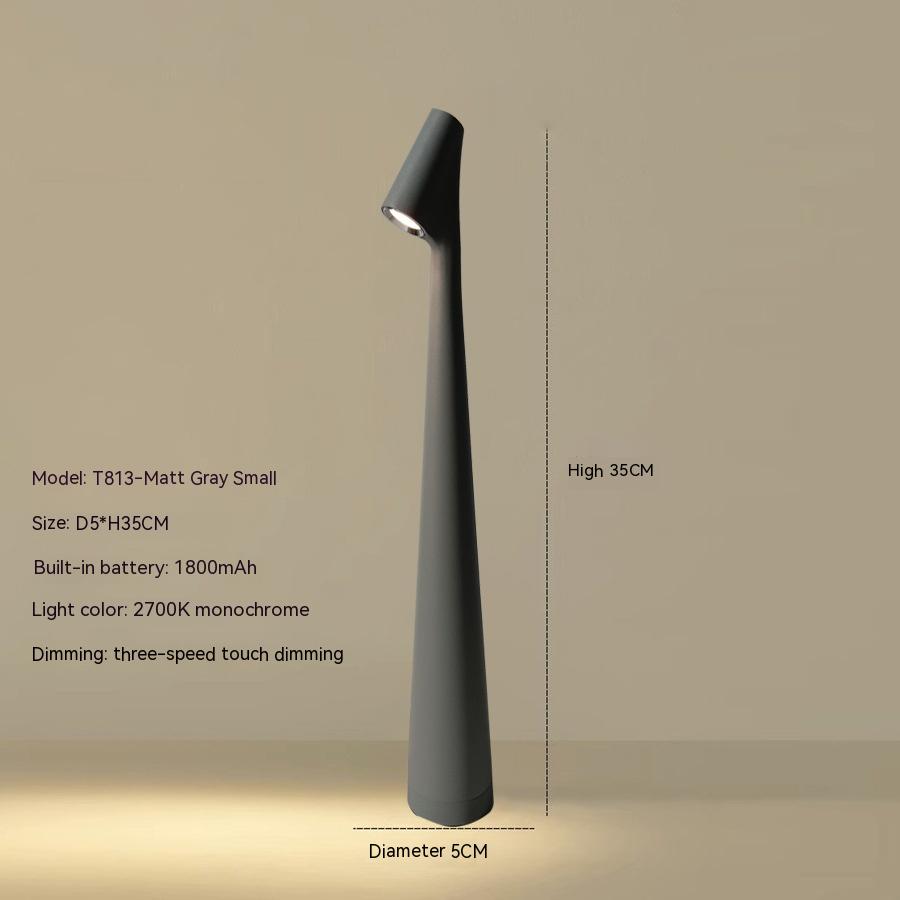 Bordlampe Moderne Rød Metall LED Lys Luvikno