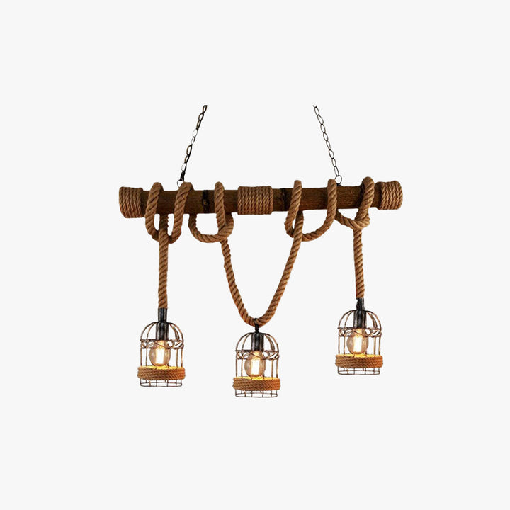 Luvikno | AlessioGlow - Retro Metall Tre Pendellampe for Atmosfæriske Interiører