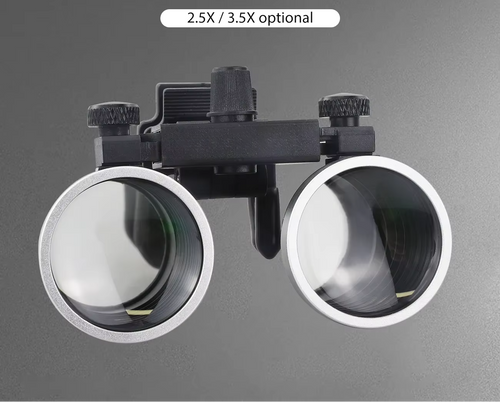 Presisjons tannlege forstørrelsesglass med belagte optiske linser 2.5X & 3.5X Luvikno