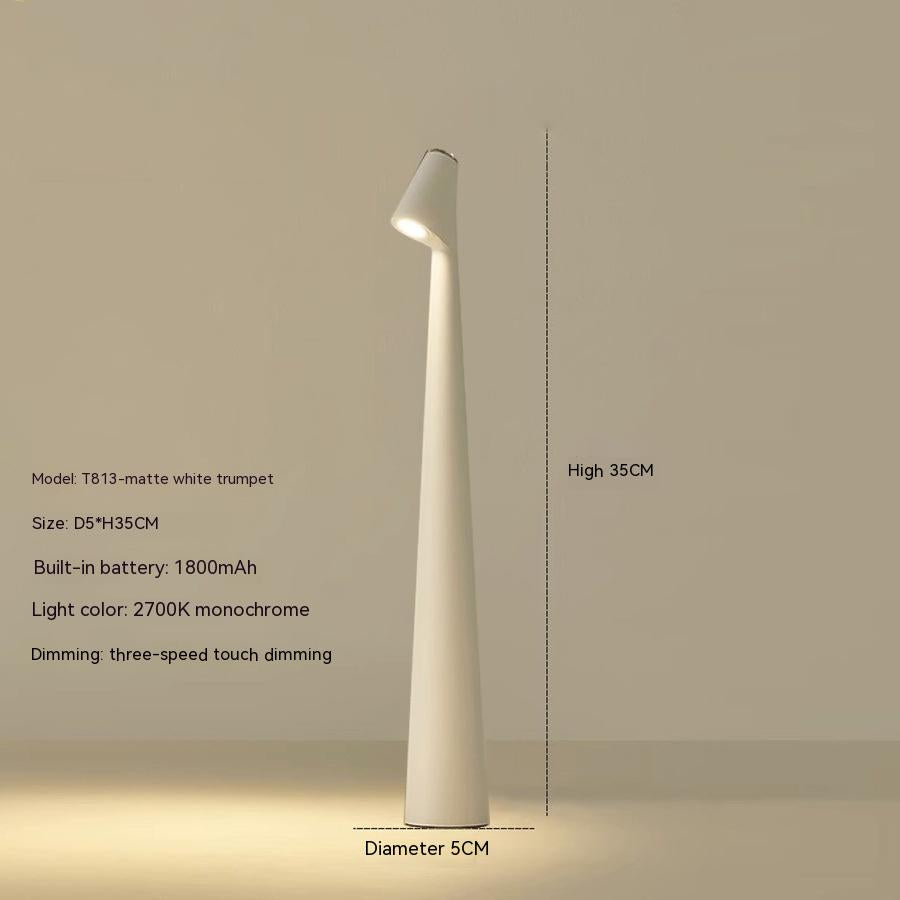Bordlampe Moderne Rød Metall LED Lys Luvikno
