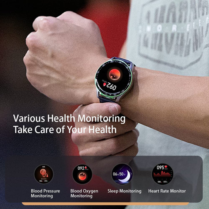 2-i-1 Smartklokke med Bluetooth-hodetelefoner | Luvikno