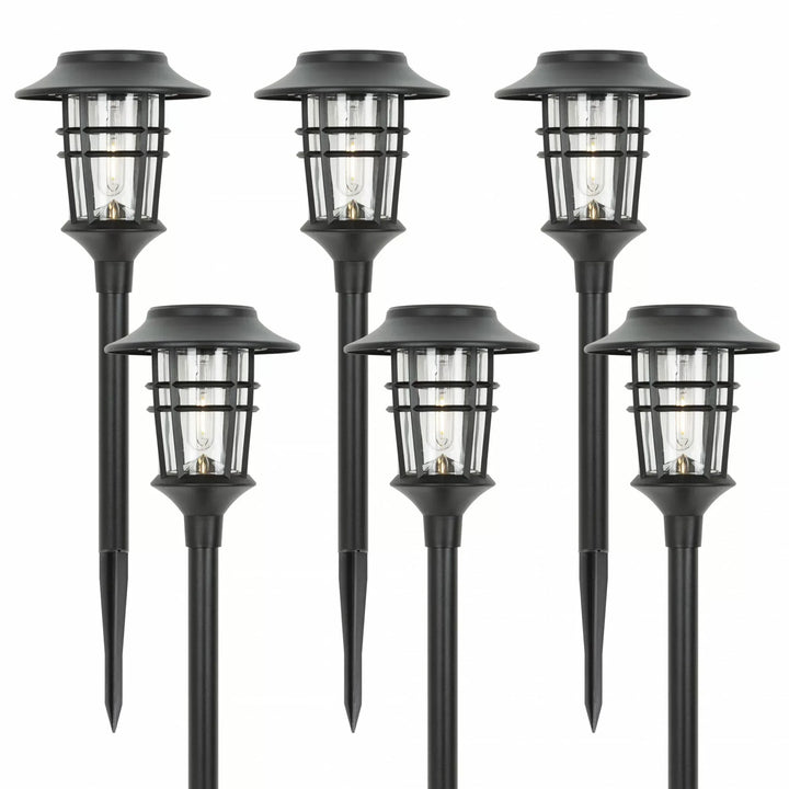 Premium Solar Torch Garden Lights - Set of 6 | Luvikno