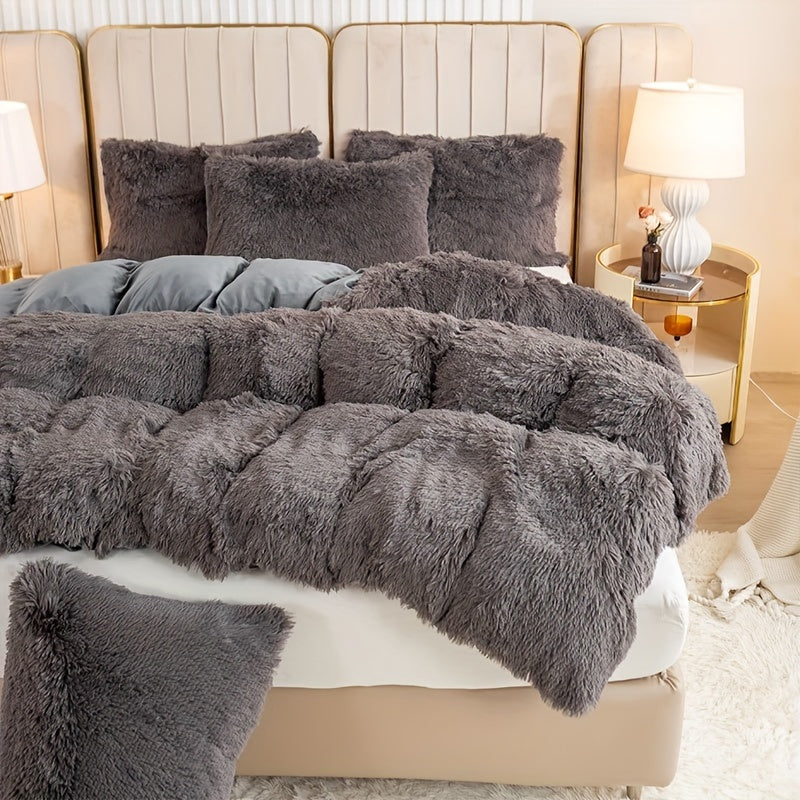 Luvikno | Ultra Soft Plush Duvet Cover Set with Zipper - Luksus & Komfort