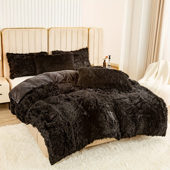 Luvikno | Ultra Soft Plush Duvet Cover Set with Zipper - Luksus & Komfort