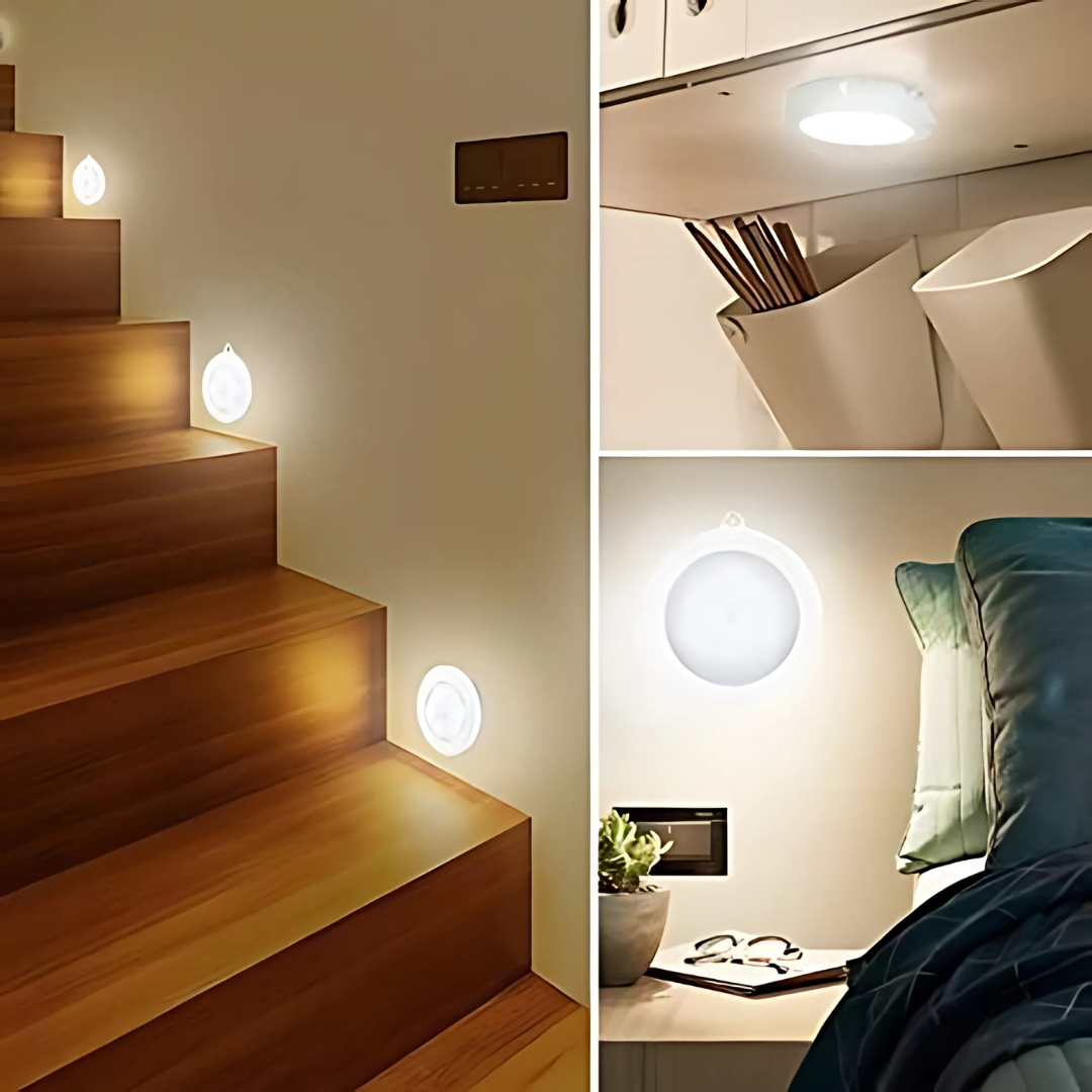 Bevegelsessensor Vegglampe LED Nattlampe Luvikno