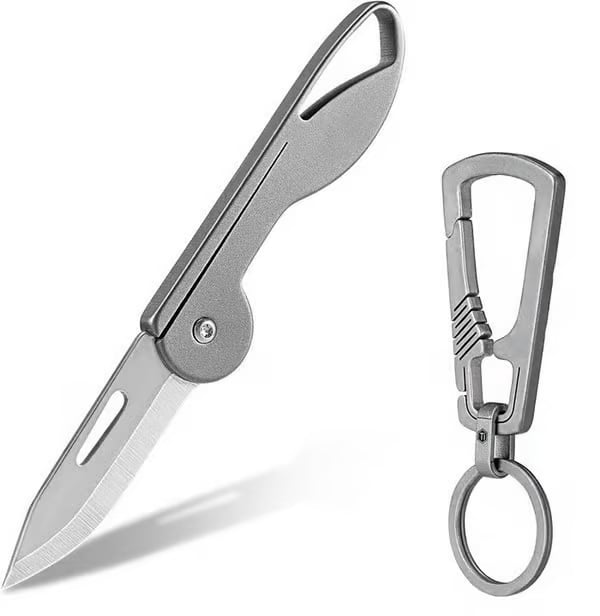 Mini Titanlegert Folding Lommekniv Luvikno