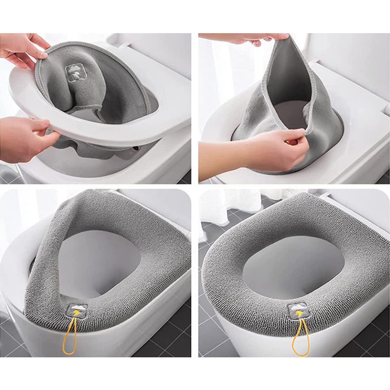 WarmCush - Toalettsete dekke for umiddelbar varme og komfort Luvikno