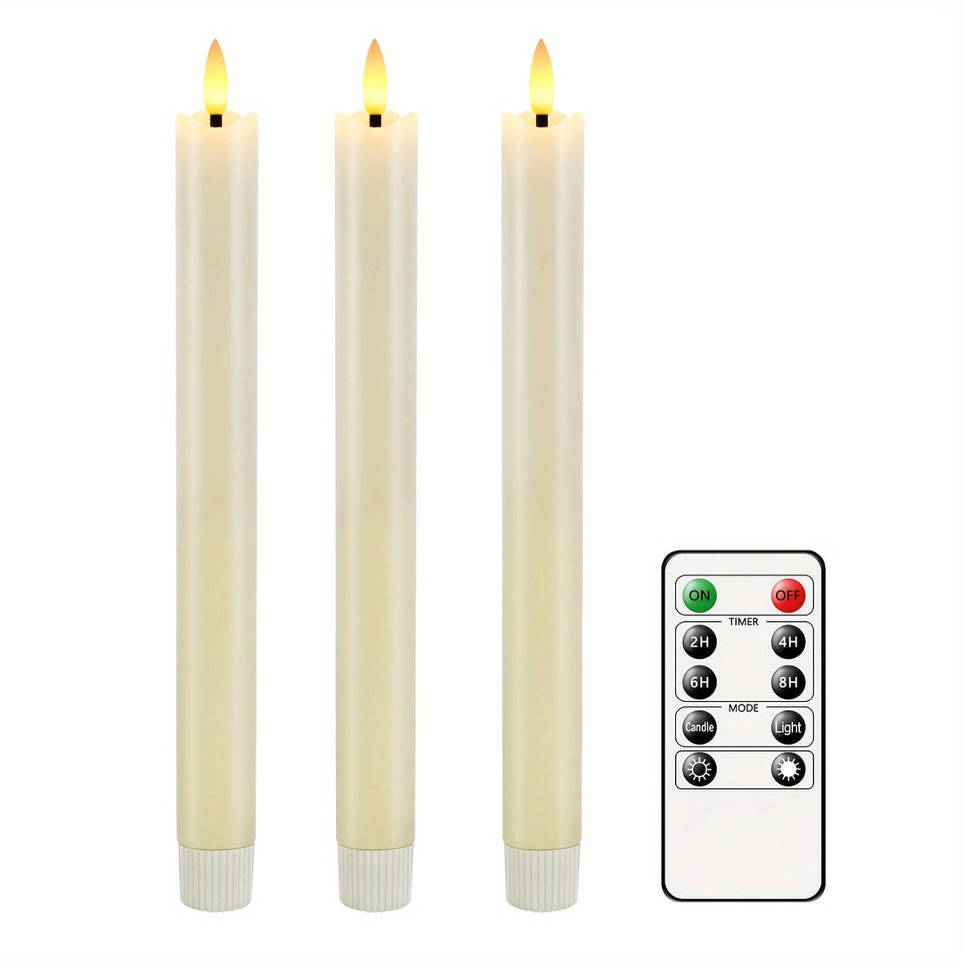 Eebuss Flameless Cone Candles – Realistisk LED Effekt Luvikno