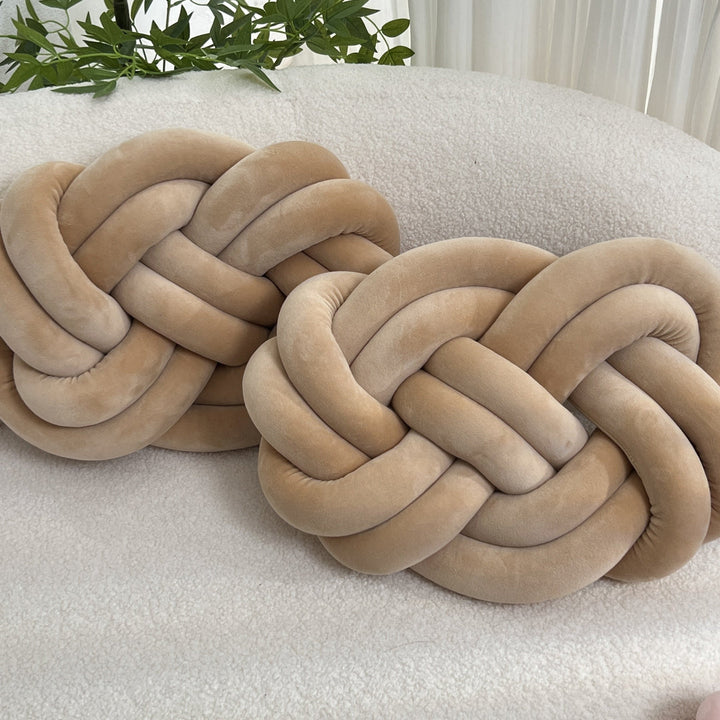 CozyPlush Set med 2 Plush Dekorative Puter – Myk Eleganse for Ditt Hjem Luvikno
