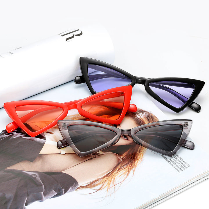 Dame Cat-Eye solbriller med ultralett ramme og polariserte linser Luvikno