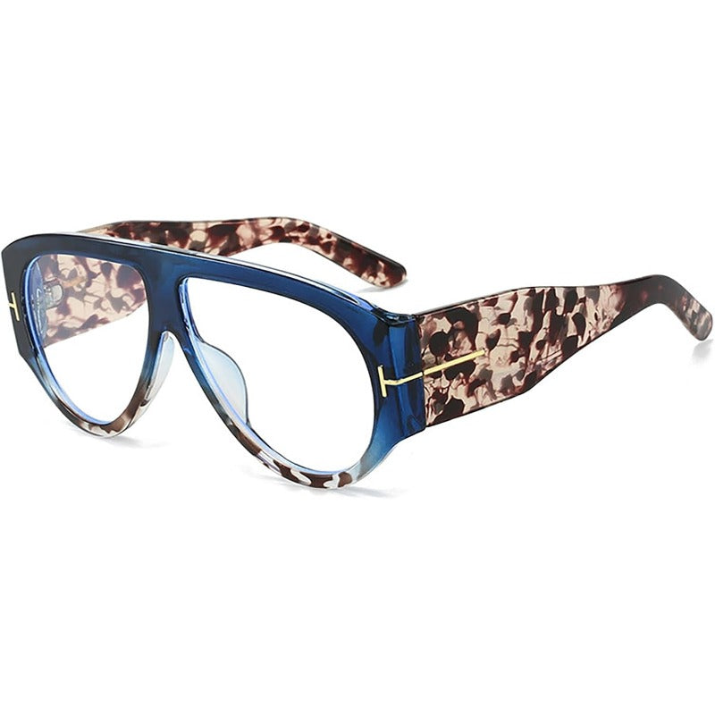 Oversized UV400 Aviator Solbriller Luvikno
